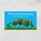 造園・トピアリー・サービス 名刺 (正面)