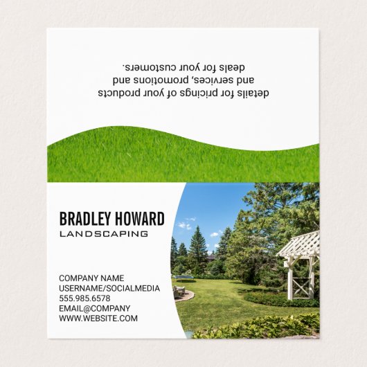 造園 | レジデンスバックヤード 名刺 (外部フラット)