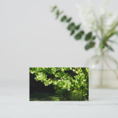 造園/ローン気にツリー名刺 名刺 (スタンド正面)