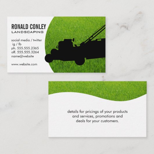 造園 名刺 (正面/裏面)