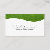 造園 名刺 (裏面)