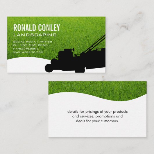 造園 名刺 (正面/裏面)