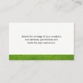 造園 名刺 (裏面)