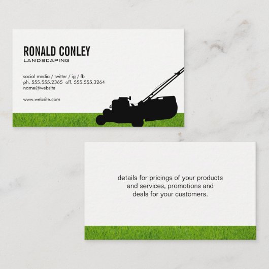 造園 名刺 (正面/裏面)