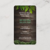 造園 名刺 (裏面)