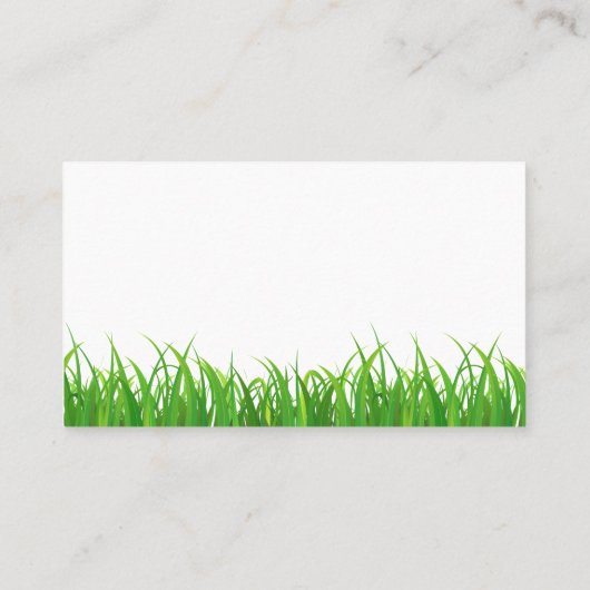 造園 | 庭師が花を植える 名刺 (裏面)