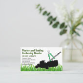 造園 | 芝刈り機 | トリマー 名刺 (スタンド正面)