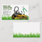 造園 |芝刈り機 名刺 (正面/裏面)