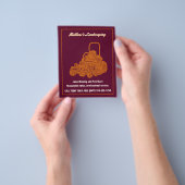 造園 芝刈り 商用芝刈機 小さい チラシ (手)