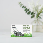 造園 | 芝刈機 | 庭師 名刺 (スタンド正面)