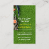 造園/芝生気に/庭師 名刺 (裏面)