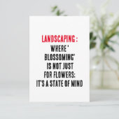 造園「花開く」がflのためだけではない サンキューカード (スタンド正面)