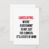 造園「花開く」がflのためだけではない サンキューカード (正面/裏面)