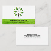 造園 |草と木 名刺 (正面/裏面)