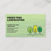 造園 | Grass |ツリーロゴ 名刺 (正面)