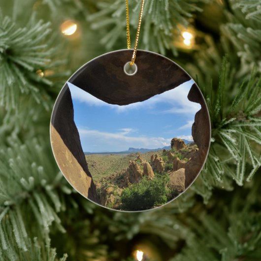 造岩、ビッグ・ベンド国立公園、TX セラミックオーナメント (ツリー)