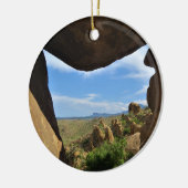 造岩、ビッグ・ベンド国立公園、TX セラミックオーナメント (左)