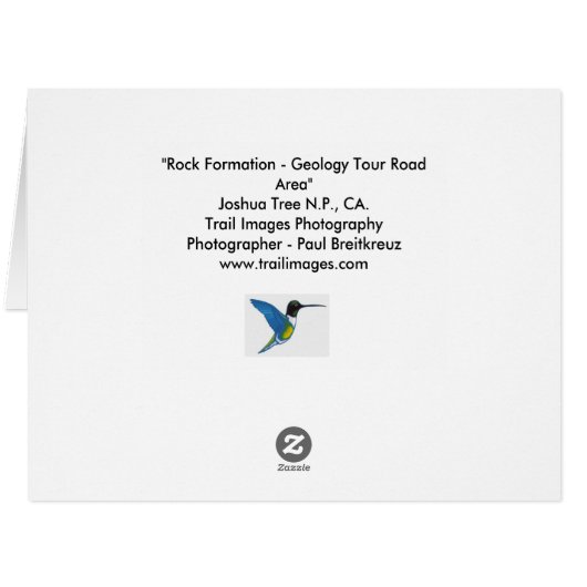 "造岩-地質学旅行の道" (裏面横)