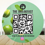 造幣局およびライムモダン事業所Instagram Qrコード ラウンドシール