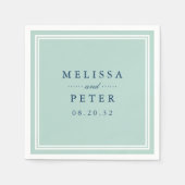 造幣局と海軍結婚局 スタンダードカクテルナプキン (正面)