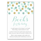 造幣局と金ゴールドグリッターがブックカードの付属品を持って来る テーブルナンバー (正面)