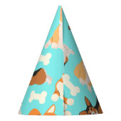 造幣局のコルギかわいい柄 パーティーハット (裏面)