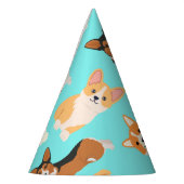 造幣局のコルギかわいい柄 パーティーハット (左)