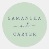 造幣局・海軍結婚封筒用シール ラウンドシール (正面)