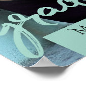 造幣局 |緑モダンの写真画像 ポスター (角)