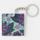造幣裏離れに紫の花 キーホルダー (裏面)