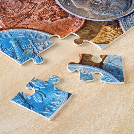 造幣通貨 ジグソーパズル (側面)