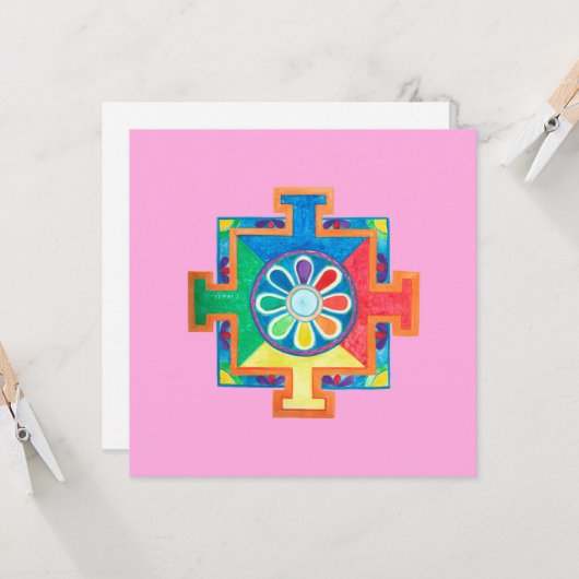 造成水彩曼荼羅 カード (正面/裏面インサイチュ)