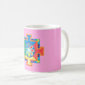 造成水彩曼荼羅 コーヒーマグカップ (正面右)