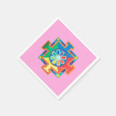 造成水彩曼荼羅 スタンダードカクテルナプキン (角)