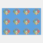 造成水彩曼荼羅 ラッピングペーパーシート (正面3)