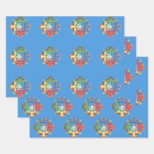 造成水彩曼荼羅 ラッピングペーパーシート (セット)