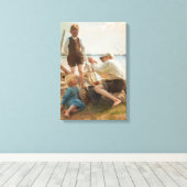 造船業者（Albert Edelfeel著） キャンバスプリント (インサイチュ (ウッドフロア))