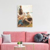 造船業者（Albert Edelfeel著） キャンバスプリント (インサイチュ (リビング))