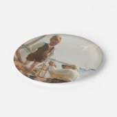 造船業者（Albert Edelfeel著） ペーパープレート (アングル)