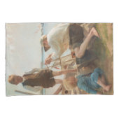 造船業者（Albert Edelfeel著） 枕カバー (正面右)