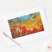 造花妖精フローラファンタジー 長方形シール (封筒)