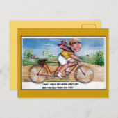 連おもしろい連ヴィンテージ ポストカード (正面/裏面)