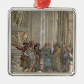 連のdellaからのアテネの学校、 メタルオーナメント (正面)