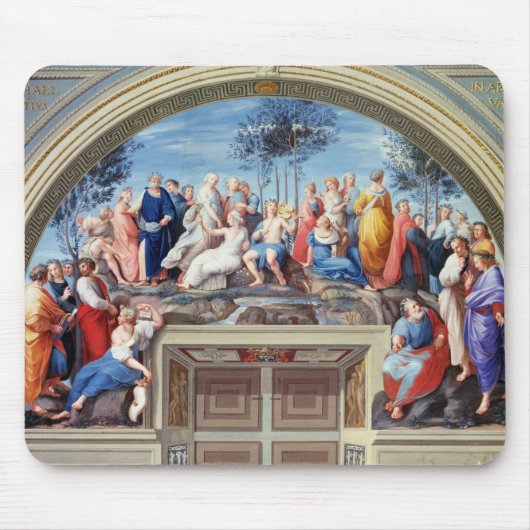 連のdella SからのParnassusそしてDisputa、 マウスパッド (正面)