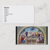 連のdella SからのParnassusそしてDisputa、 名刺 (正面/裏面)