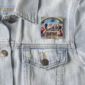 連のdella SからのParnassusそしてDisputa、 缶バッジ (インサイチュ)