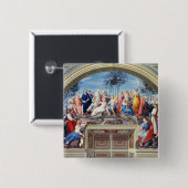 連のdella SからのParnassusそしてDisputa、 缶バッジ (正面&裏面)