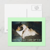 連れ気に去る ポストカード (正面/裏面)