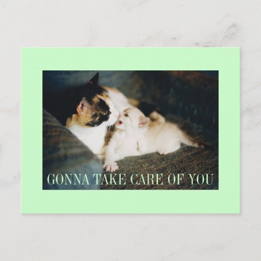 連れ気に去る ポストカード (正面)