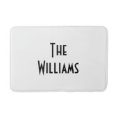 連カスタマイズ合の名字エレガント バスマット (正面)
